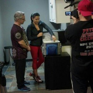Video shoot with Kim Oddo