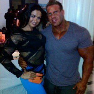 With Mister Olympia