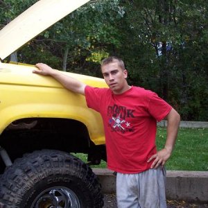 My 88 ford ranger with a 302 and a bronco chassy.