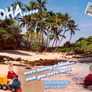 Kids postcard
