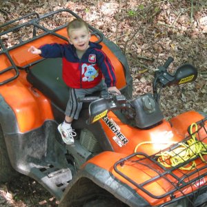 My son Jax out for a ride