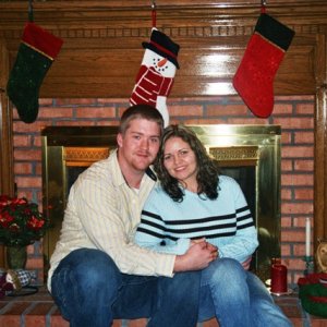 me and my baby at Christmas