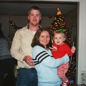 Cody, Maleah, and I on Christmas