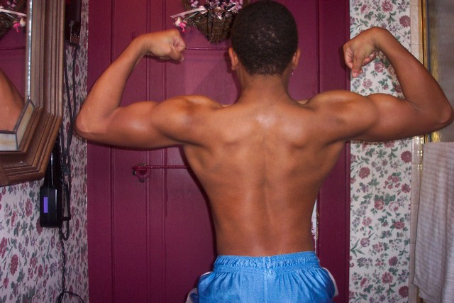 Back Double Biceps