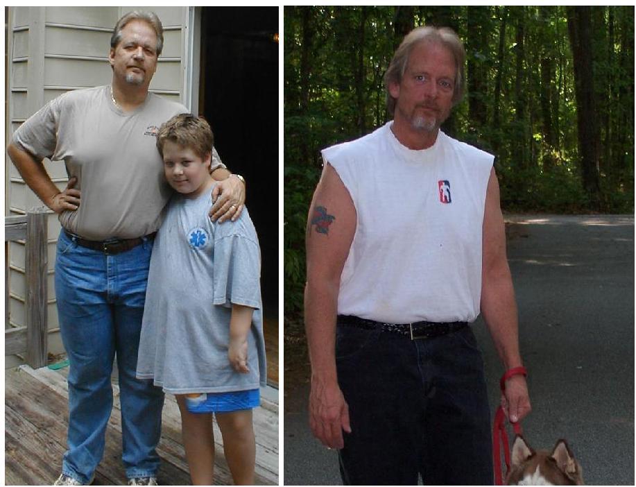 Before (308#) and After (220#)
