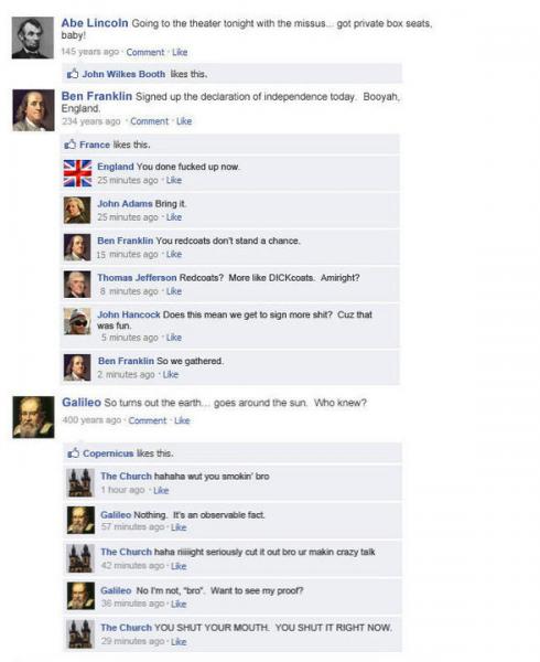 Facebook from the past