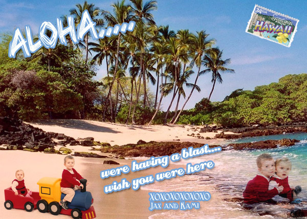Kids postcard