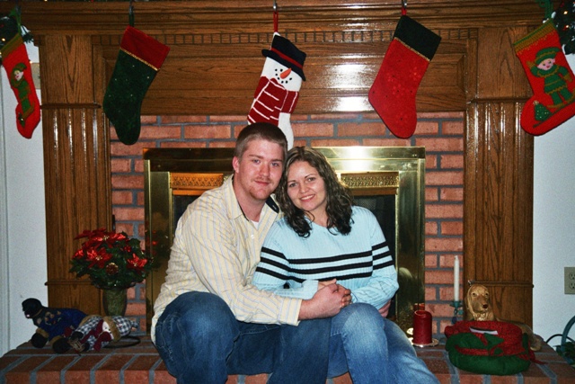 me and my baby at Christmas
