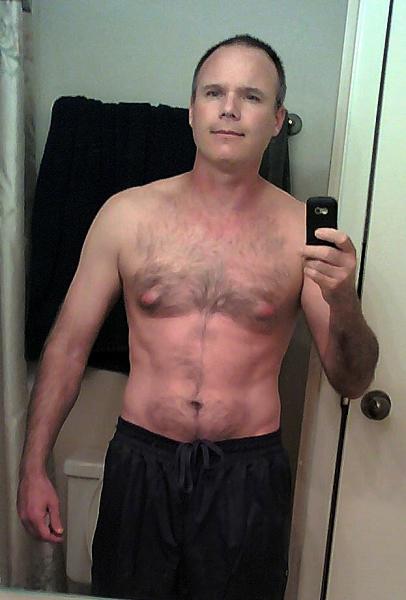 Me at 165lbs. Total lose of 45lbs. Now aiming to gain 25lbs of lean muscle to get to 190lbs