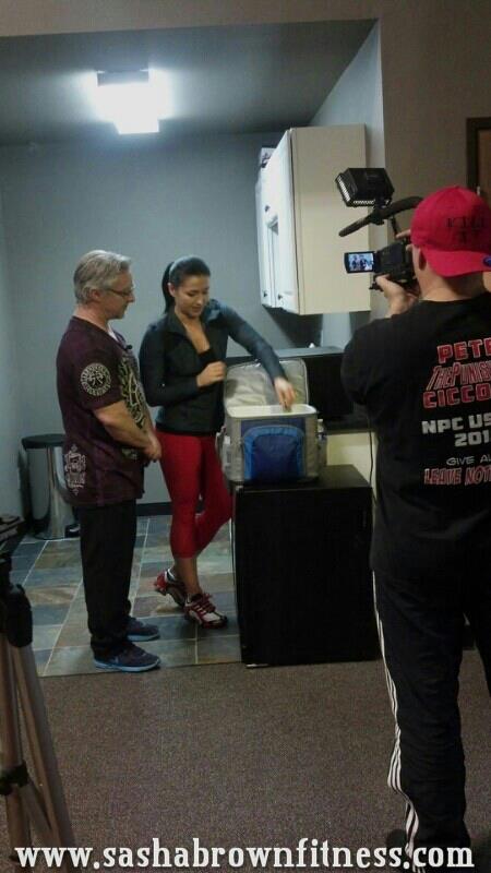 Video shoot with Kim Oddo