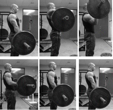 Power clean/reverse curl