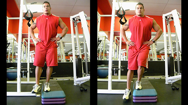 Single Leg Partial Squat