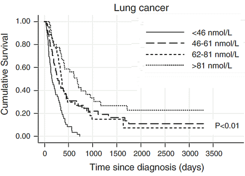 High vitamin D level multiplies survival chances of cancer patients
