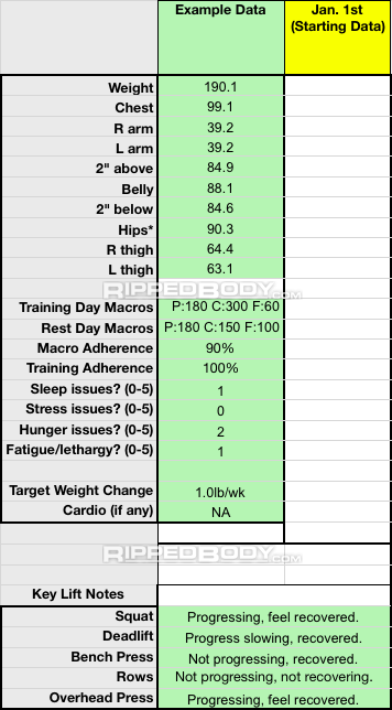 Body Measurements - How To Track Progress