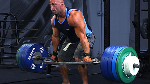 Trap bar deadlift