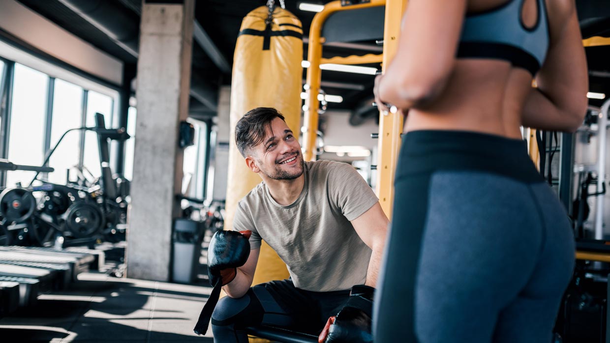 Gym Flirting