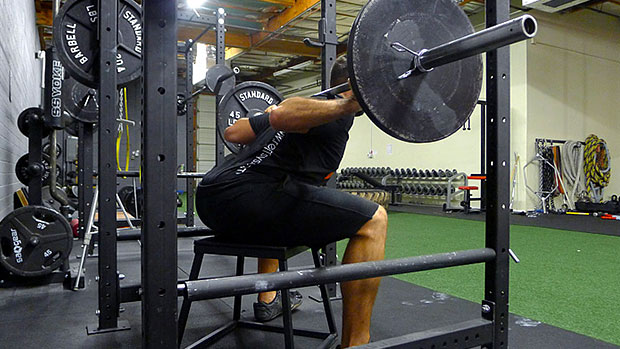 High Box Squat