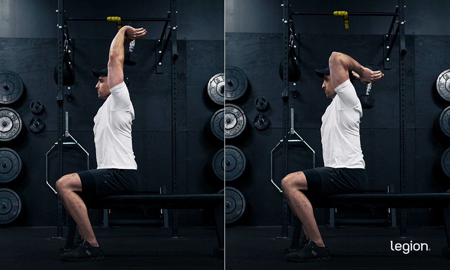 Dumbbell Overhead Triceps Extension