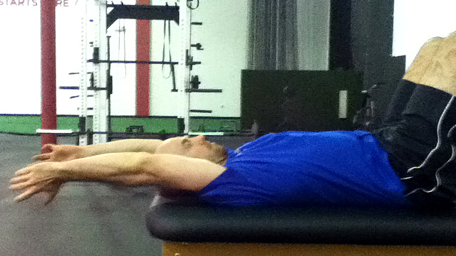 Supine Shoulder Flexion