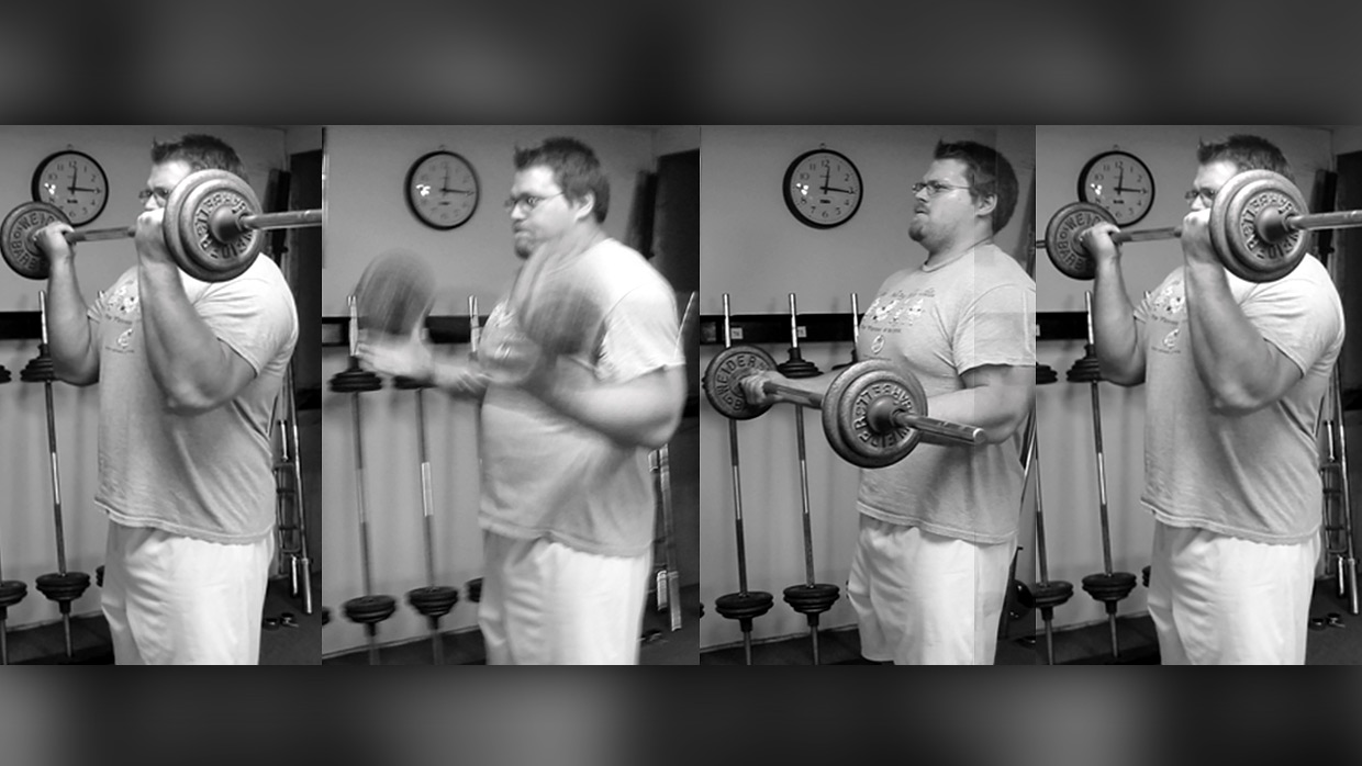 Barbell Curl Drop