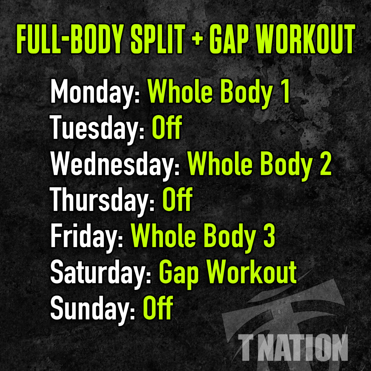 Gap Workout