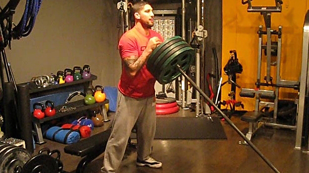 Landmine Box Squat Top