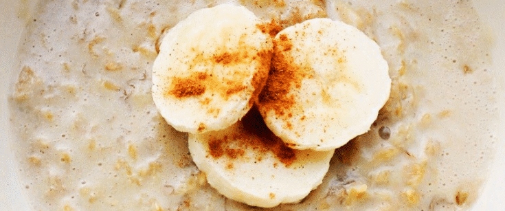 gut-healthy recipes: banana ginger oats