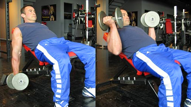 Incline Dumbbell Curl