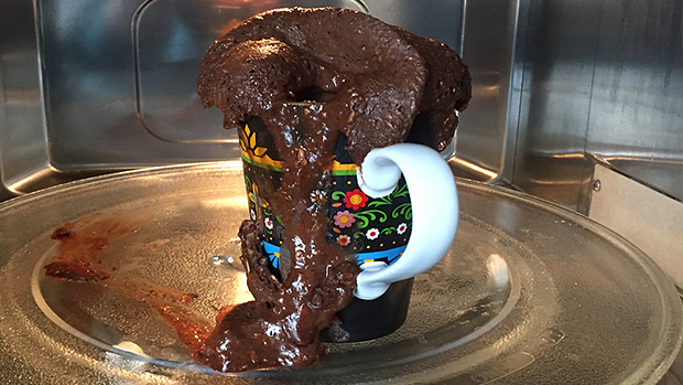 Mug Cake Gone Wrong