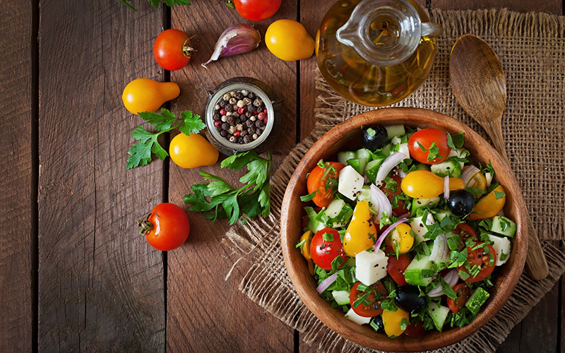 Salad that is part of the carb cycling diet plan Salad that is part of the carb cycling diet plan