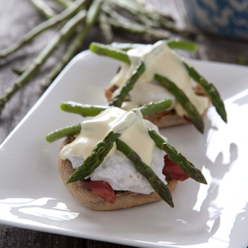 Eggs Benedict with Lighter Hollandaise Eggs Benedict with Lighter Hollandaise